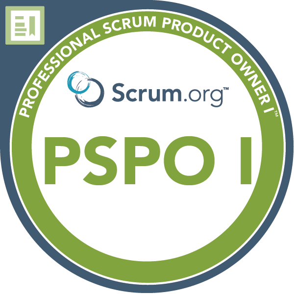 Professional Scrum Product Owner I badge